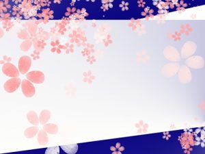 お花見　桜　イラスト　フレーム　おしゃれ　無料　フリー