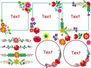 フレーム 枠 花 花束の無料イラスト素材 おすすめ じゃぱね