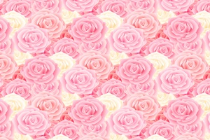 Rose Pink Illust Pattern じゃぱねすくライフ