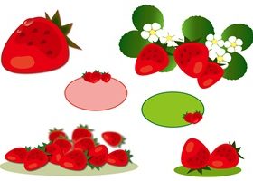 苺　いちご　イチゴ　イラスト　素材　無料　フリー