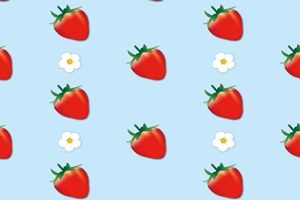 Strawberry Illust Background じゃぱねすくライフ