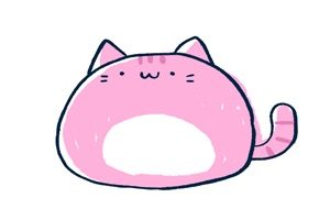 かわいい ゆるい ゆる かわ 猫 イラスト