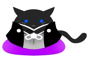 黒猫　イラスト　綺麗　無料　フリー