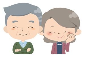 無料 おじいちゃんおばあちゃんのイラスト 敬老の日 じゃぱねすくライフ