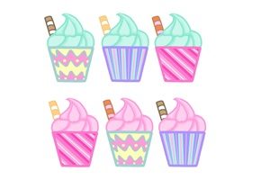 無料 アイスクリームのイラスト素材 かわいい おしゃれ じゃぱねすくライフ