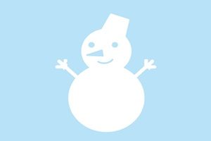 無料 商用フリー 雪だるまのイラスト かわいい おしゃれ じゃぱねすくライフ