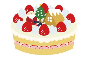 Christmas Cake Illust Kawaii じゃぱねすくライフ