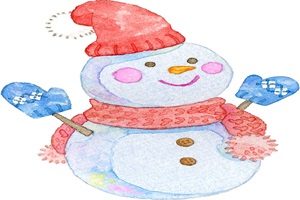 無料 商用フリー 雪だるまのイラスト かわいい おしゃれ じゃぱねすくライフ