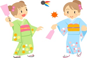 お正月　女の子　イラスト　かわいい　無料　商用フリー