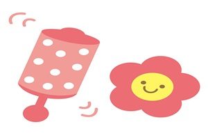 赤ちゃん　ガラガラ　イラスト　無料　商用フリー