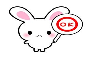 うさぎ先生　イラスト　かわいい　無料　商用フリー