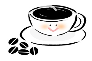 無料 コーヒー コーヒーカップのイラスト素材 かわいい おしゃれ